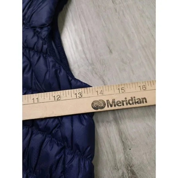 Athleta Downtime Vest Goose Down Puffer Zip Womens XXS - Picture 7 of 10